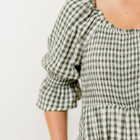 Worth Collection Sienna Gingham Maxi Dress - Picture 4 of 4